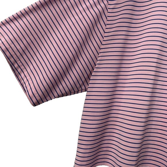 Donald Ross Mens Polo Golf Shirt XXL Pink Cherokee Town Country Club Embroidered - Picture 4 of 8